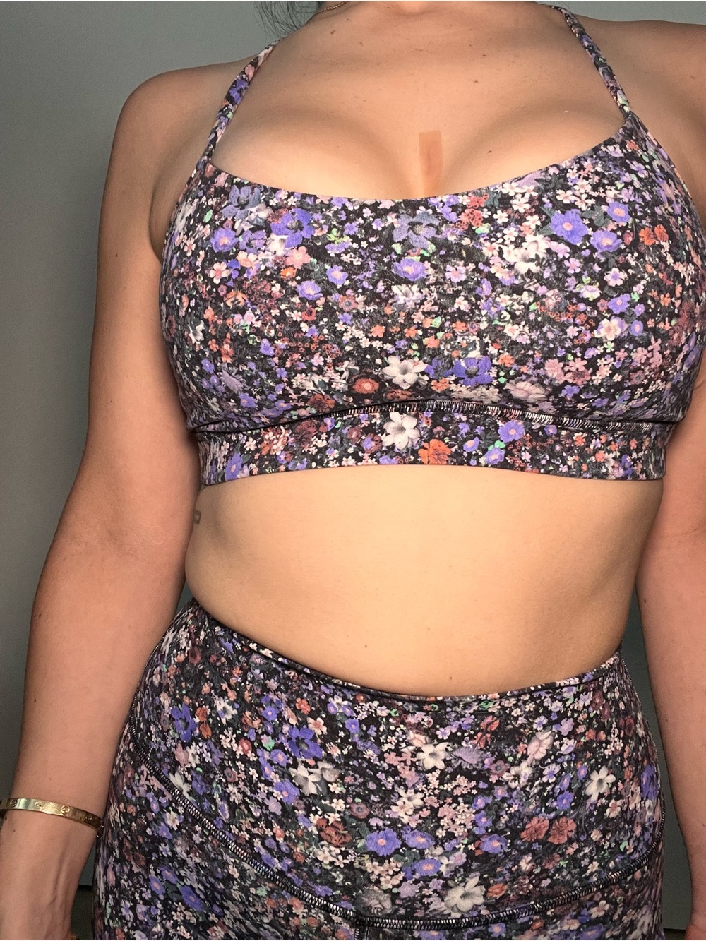 Lululemon floral print Workout Set